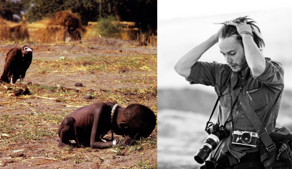 La verdadera historia de la foto de la niña y el buitre